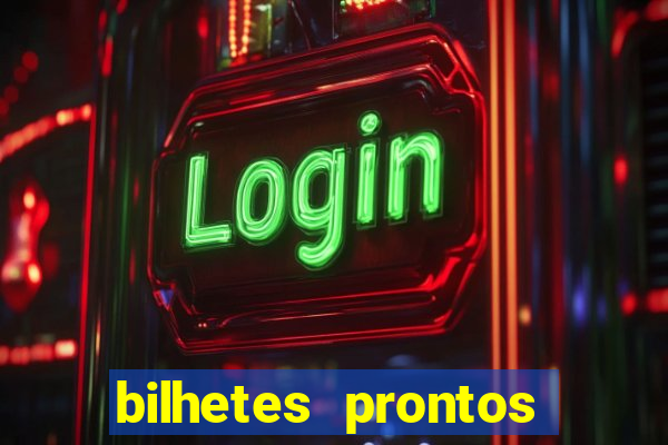 bilhetes prontos apostas esportivas